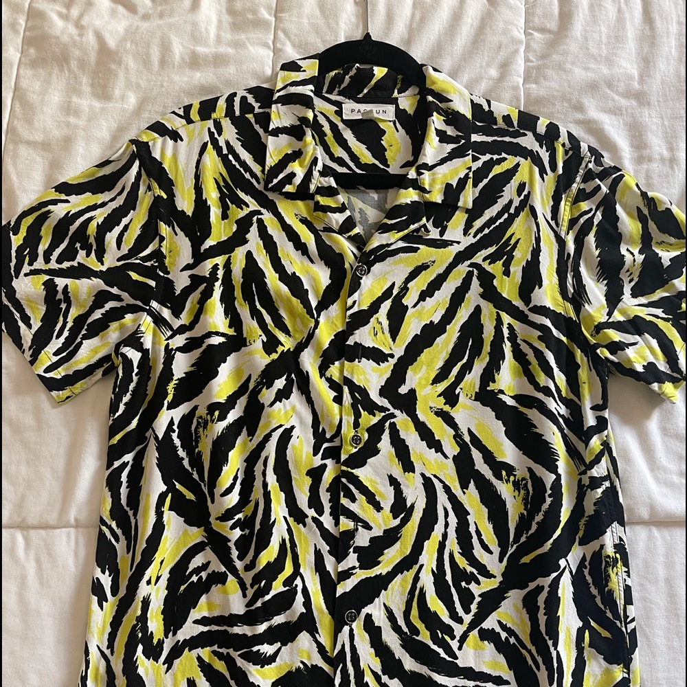 Pacsun short sleeve button down shirt.